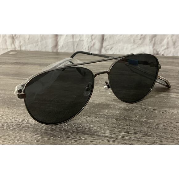 NWT Foster Grant Aviator Sunglasses Polarized Metal Rim - Picture 1 of 6